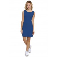 Robe col bateau sans manche en modal GUIMAUVE01