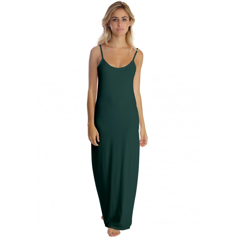 Robe longue fines bretelles en modal GIGI Robe longue fines bretelles en modal GIGI