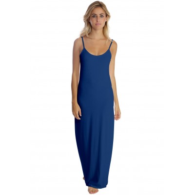 Robe longue fines bretelles en modal GIGI
