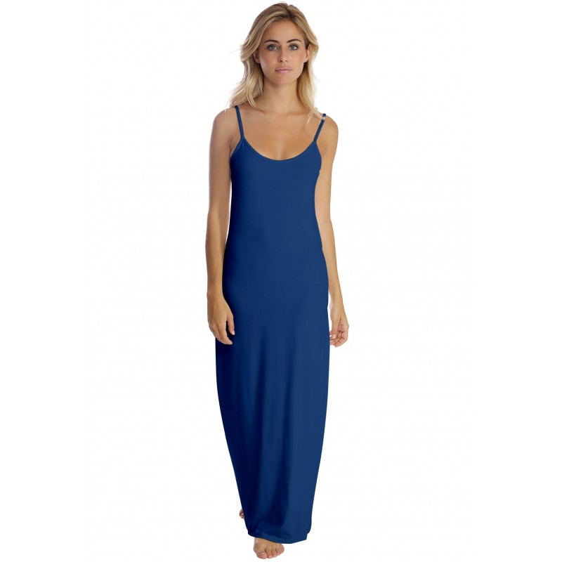 Robe longue fines bretelles en modal GIGI Robe longue fines bretelles en modal GIGI