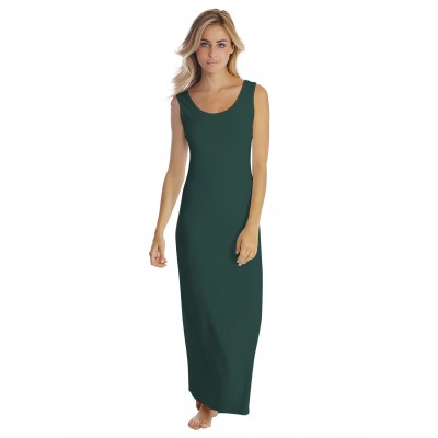 Robe longue col danseuse sans manches en modal GILDA