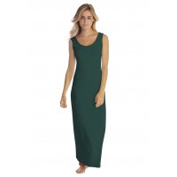 Robe longue col danseuse sans manches en modal GILDA