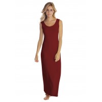 Robe longue col danseuse sans manches en modal GILDA
