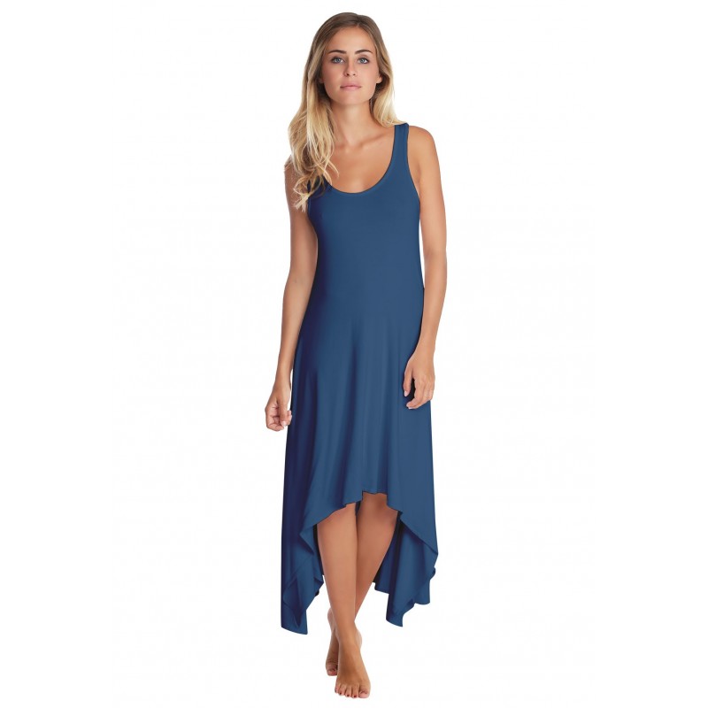 Robe déstructurée sans manches en modal ANEMONE
