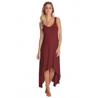 Robe déstructurée sans manches en modal ANEMONE
