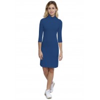 Robe col roulé manches 3-4 en modal CINDY19