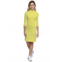 Robe col roulé manches 3-4 en modal CINDY19