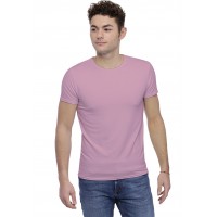 T-shirt col rond finition colletage manches courtes en modal THOMAS