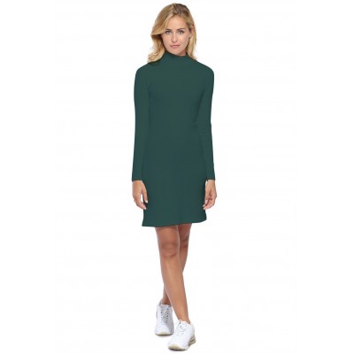 Robe col montant manches longues en maille modal PENNY20