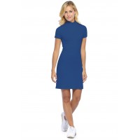 Robe col montant manches courtes en modal PENNY18