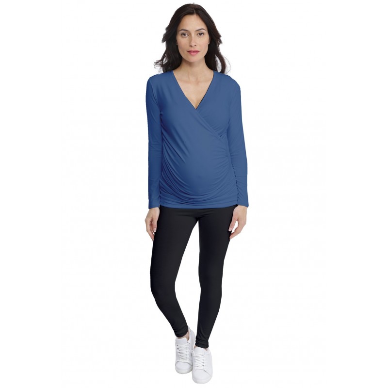 T-shirt cache-coeur de grossesse en modal IRIS T-shirt cache-coeur de grossesse en modal IRIS