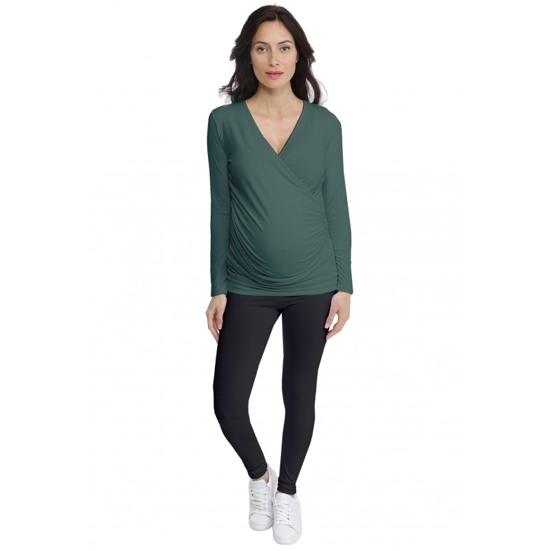 T-shirt cache-coeur de grossesse en modal IRIS T-shirt cache-coeur de grossesse en modal IRIS