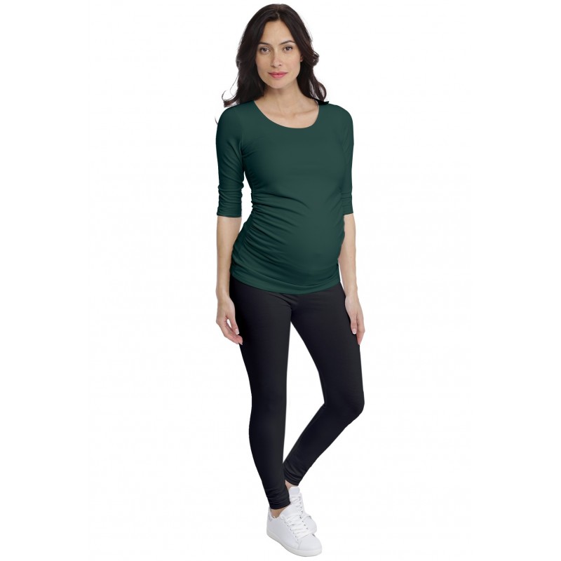 T-shirt de grossesse col rond en modal PAQUERETTE T-shirt de grossesse col rond en modal PAQUERETTE