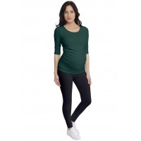 T-shirt de grossesse col rond en modal PAQUERETTE