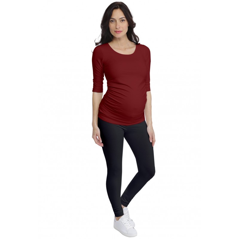 T-shirt de grossesse col rond en modal PAQUERETTE T-shirt de grossesse col rond en modal PAQUERETTE