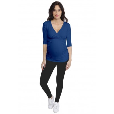 T-shirt cache-coeur de grossesse en modal LYS