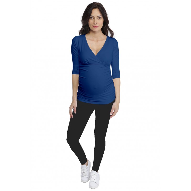 T-shirt cache-coeur de grossesse en modal LYS T-shirt cache-coeur de grossesse en modal LYS