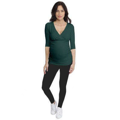 T-shirt cache-coeur de grossesse en modal LYS