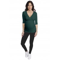 T-shirt cache-coeur de grossesse en modal LYS