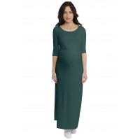 Robe longue de grossesse en modal JACINTHE