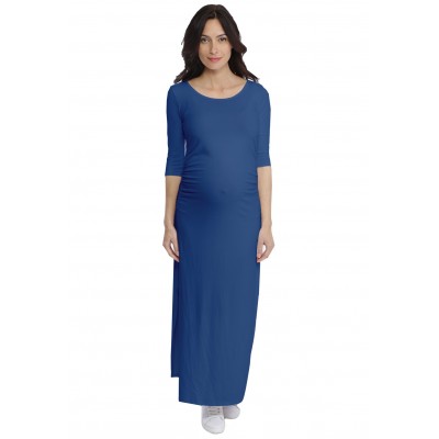 Robe longue de grossesse en modal JACINTHE