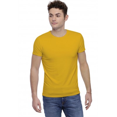 T-shirt col rond finition colletage manches courtes en modal THOMAS