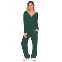 Combinaison pantalon, col V à revers MOLLY