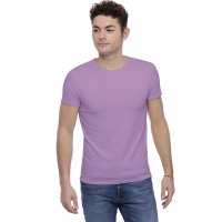 T-shirt col rond finition colletage manches courtes en modal THOMAS