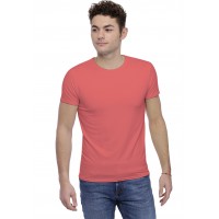 T-shirt col rond finition colletage manches courtes en modal THOMAS