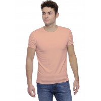 T-shirt col rond finition colletage manches courtes en modal THOMAS