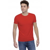 T-shirt col rond finition colletage manches courtes en modal THOMAS