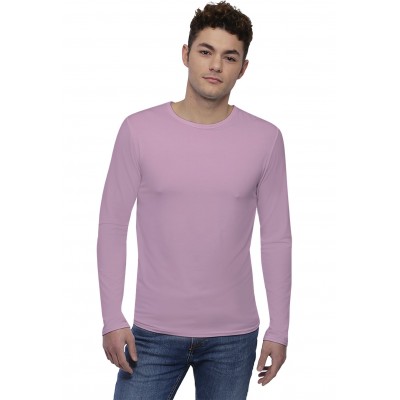 Tee-shirt col rond finition colletage manches longues en modal THOMAS