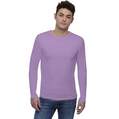 Tee-shirt col rond finition colletage manches longues en modal THOMAS