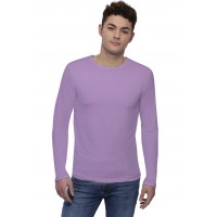 Tee-shirt col rond finition colletage manches longues en modal THOMAS