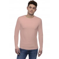 Tee-shirt col rond finition colletage manches longues en modal THOMAS