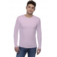 Tee-shirt col rond finition colletage manches longues en modal THOMAS