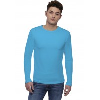 Tee-shirt col rond finition colletage manches longues en modal THOMAS