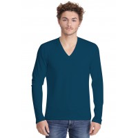 Tee-shirt col V profond manches longues en modal JULIEN