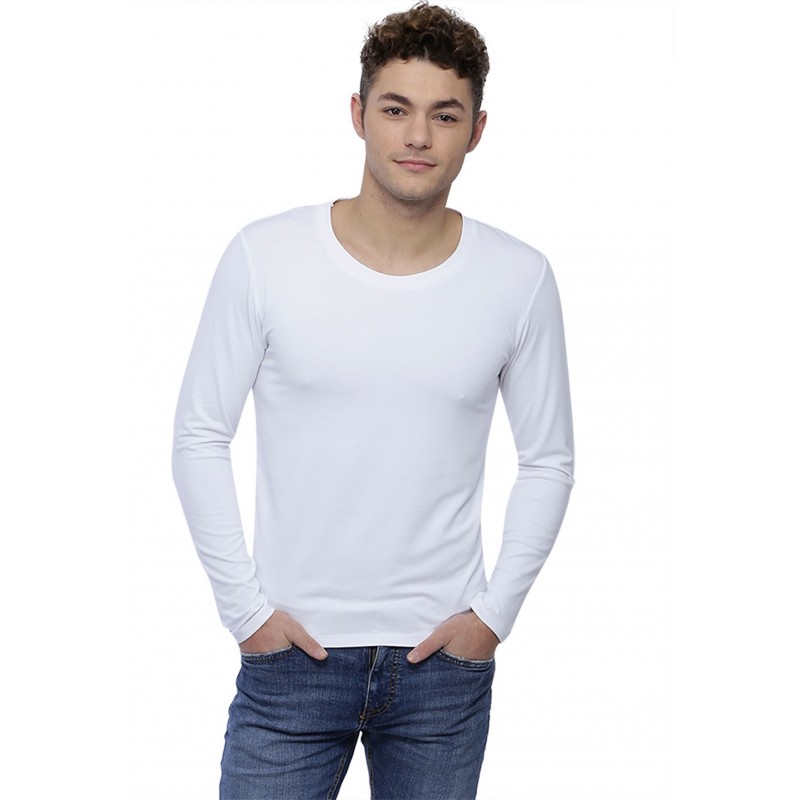 T-shirt col rond dégagé manches longues en modal THIERRY T-shirt col rond dégagé manches longues en modal THIERRY