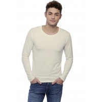 T-shirt col rond dégagé manches longues en modal THIERRY