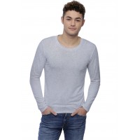 T-shirt col rond dégagé manches longues en modal THIERRY