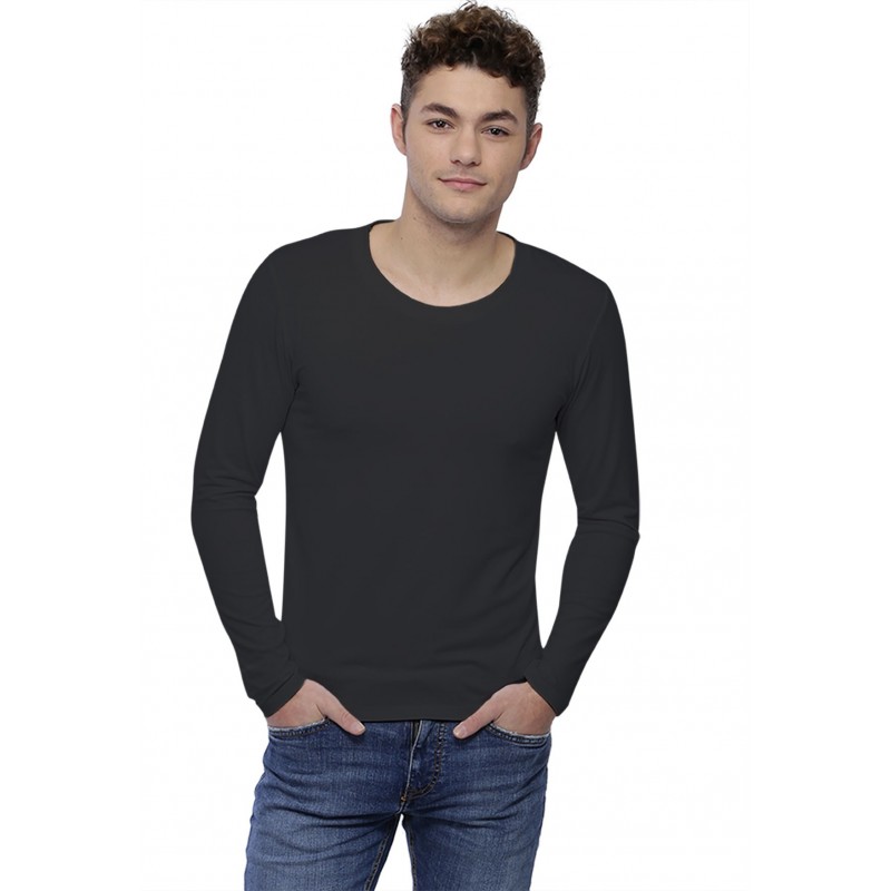 T-shirt col rond dégagé manches longues en modal THIERRY T-shirt col rond dégagé manches longues en modal THIERRY
