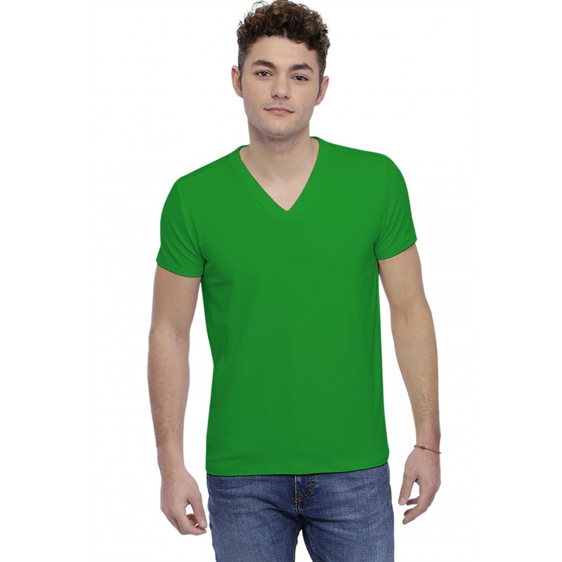 T-shirt col V couture dos apparente manches courtes en modal BEN T-shirt col V couture dos apparente manches courtes en modal BEN