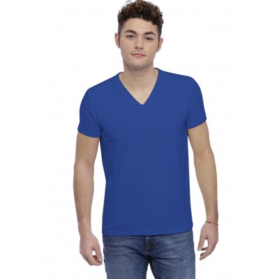 T-shirt col V couture dos apparente manches courtes en modal BEN