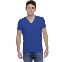 T-shirt col V couture dos apparente manches courtes en modal BEN