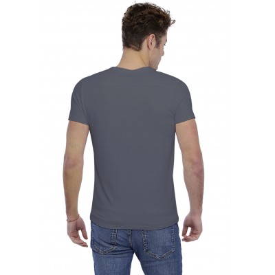 T-shirt col V couture dos apparente manches courtes en modal BEN
