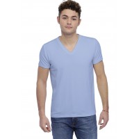 T-shirt col V couture dos apparente manches courtes en modal BEN