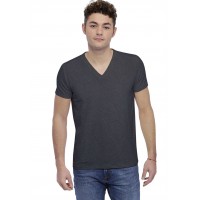 T-shirt col V couture dos apparente manches courtes en modal BEN