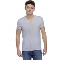 T-shirt col V couture dos apparente manches courtes en modal BEN