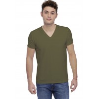 T-shirt col V couture dos apparente manches courtes en modal BEN